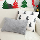 Axyaa Rabbit Fur Christmas Festival Winter Pillowcase Cojines 30x50/45x45cm
