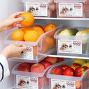 Axyaa Refrigerator Drawer Organizer: Transparent Pull-Out Box for Kitchen Storage & Organization