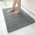 Axyaa Chenille Bath Mat: Soft, Absorbent, Anti-Slip Rug for Bathroom & Shower