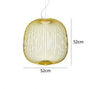 Axyaa Birdcage Pendant Light Foscarini Spokes 1/2 Light - Minimalist Design