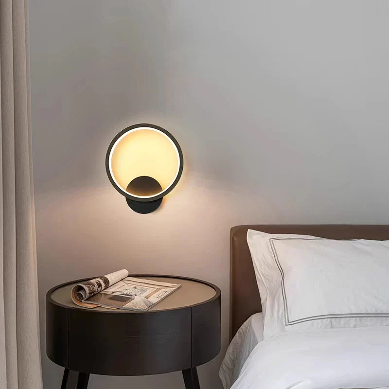 Axya Round LED Wall Lamp for Modern Living Room Decor