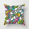 Axyaa Halloween Skull Throw Pillow Cover for Sofa Chair Bed Home Decor