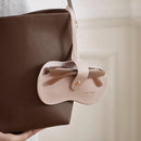 Axyaa Fashion PU Leather Glasses Case Women Hanging Sunglasses Box Bag