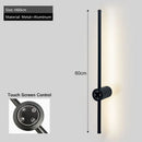 Axyaa Dimmable LED Wall Sconce Touch Screen Control Wall Lighting