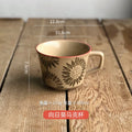 Axyaa Ice Crack Ceramic Cup | Creative Flower Mug for Home Office Coffee | High Value Light Luxury Mug