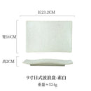 Axyaa Ceramic Sushi Plate Set for Hot Pot, Barbecue, Dim Sum & Dessert