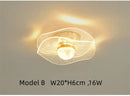 Nordic Acrylic LED Ceiling Light for Bedroom by Axyaa - Creative Fixture