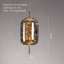 Axyaa Modern Gypsophila Glass Chandelier for Hotel Lobby and Living Room