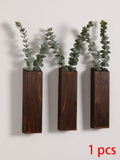 Axyaa Wooden Wall Planters for Indoor Plants and Flower Decor in Bedroom/Living Room
