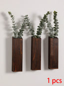 Axyaa Wooden Wall Planters for Indoor Plants and Flower Decor in Bedroom/Living Room