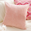 Axyaa French Red Pink Cotton Cushion Cover Set