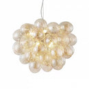 Axyaa Bubble Chandelier: Colorful Glass Pendant Lamp for Kids' Rooms, Bedroom, Dining Room