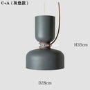 Axyaa Nordic Designer Chandelier Iron Lampshade LED Pendant for Home Decor