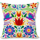 Floral Pattern Throw Pillow Covers by Axyaa for Sofa, Bedroom, Car