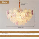 Axyaa Elegant Crystal LED Ceiling Chandelier - French Design for Home and Hospitality