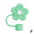 Silicone Straw Cover for Axyaa Tumblers – Cute Cup Topper with Flower Design