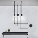 Axyaa LED Chandelier Modern Minimalist Line Indoor Lighting Fixture