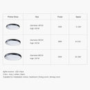 Axyaa Modern Circle Ceiling Chandeliers: Dimmable Round LED Light for Living Room, Bedroom, Kitchen & Office
