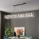 Axyaa Crystal LED Chandelier: Modern Luxury Dimmable Lighting with Clear K9 Crystals