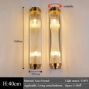 Axyaa Crystal Wall Lamp for Living Room, Bedroom, Bedside - Light Luxury, Modern Design