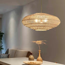 Axyaa Rattan Bird Nest Pendant Light for Bedroom Living Room Decor