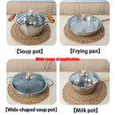 Axyaa Tempered Glass Chef Lid with Wooden Handle for Versatile Home Cooking