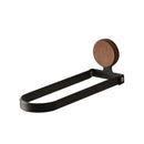Axyaa Walnut Towel Rack Wall Mount Foldable Bathroom Holder