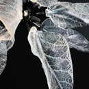 Axyaa Luxury Leaf Petal Chandelier Pendant Light for Home Living Room Restaurant Decor