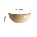 Axyaa Yellow Travertine Cream LED Wall Lamp - Nordic Wabi-sabi Style Bedroom & Living Room