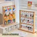 Axyaa Wood Keychain Jewelry Display Stand Shelf Organizer for Necklaces, Earrings, Bracelets