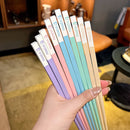 Axyaa Panda Meal Chopsticks Set - Multicolored Alloy Sushi Chopstick Pairings