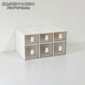 Axyaa Desktop Organizer Box: Rabbit Pen Holder & Drawer Stationery Rack