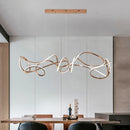 Axyaa Gold Chandelier Pendant Ceiling Lamps for Modern Home Living Room Décor