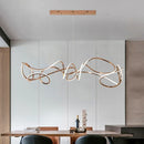 Axyaa Gold Chandelier Pendant Ceiling Lamps for Modern Home Living Room Lighting