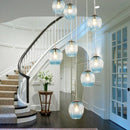 Axyaa Luxury Crystal Chandelier for Living Room and Bedroom Lighting