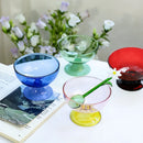 Axyaa Two Tone Heat Resistant Glass Dessert Cup Set