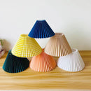 Axyaa Pleated Lampshade Cover for E27 Lighting Accessories