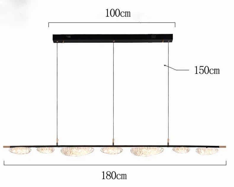 Nordic Dining Room Pendant Lamp by Axyaa - Indoor Lighting Chandelier for Living Room