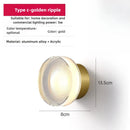 Axyaa Nordic Amber LED Jelly Wall Sconce - Smokey Grey Decor Lamp