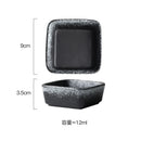 Axyaa Ceramic Seasoning Dish: Dip, Soy Sauce, Vinegar, Appetizer Plate, Sushi Plate