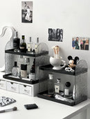Axyaa Makeup & Skincare Organizer Shelf for Cosmetics Storage Array.