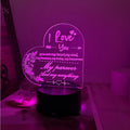 Axyaa Acrylic Night Light: USB Powered Gift for Friends and Girlfriends