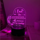 Axyaa Acrylic Night Light: USB Powered Gift for Friends and Girlfriends
