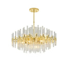 Axyaa Luxury Crystal Chandelier for Villa - Elegant & Simple for Living Room, Dining Room, Bedroom
