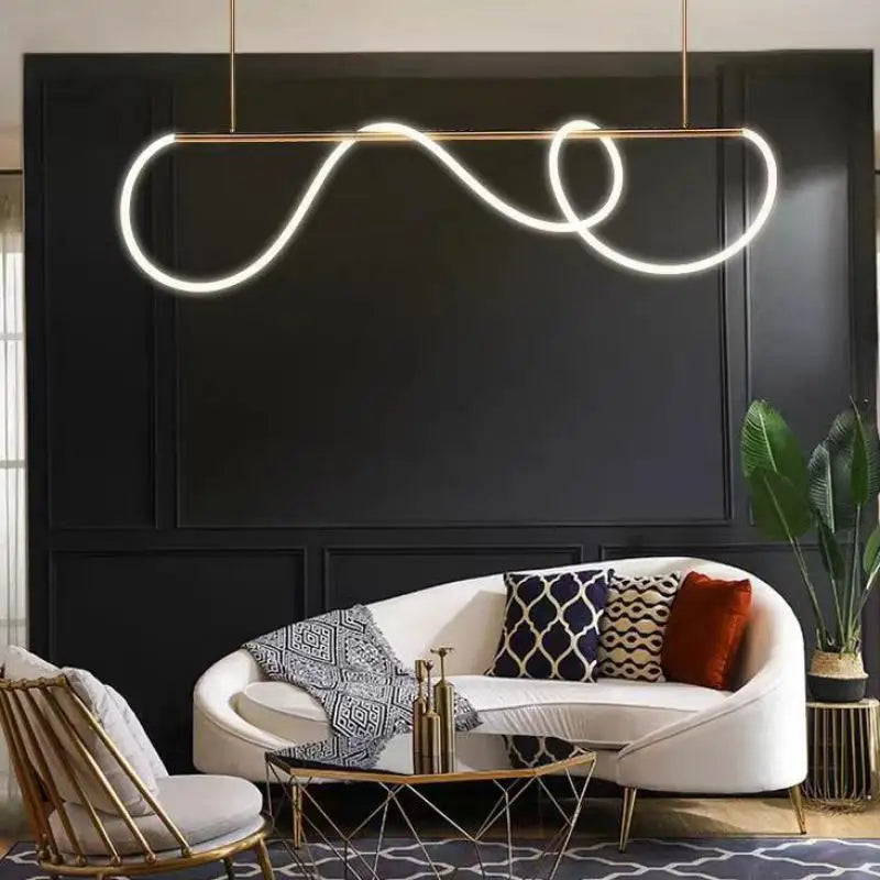 Axyaa Nordic Modern Dimmable Ceiling Chandelier for Home Decor Lighting