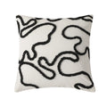 Axyaa Geometric Chenille Cushion Cover - Soft Nordic Style for Sofa Decor 45x45