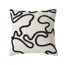 Axyaa Geometric Chenille Cushion Cover - Soft Nordic Style for Sofa Decor 45x45
