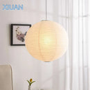 Axyaa Japanese Style LED Paper Pendant Lamps for Home and Restaurant Decor
