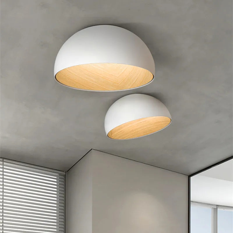 Modern Wood Grain Ceiling Light - Axyaa Designer Light Fixtures