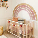 Axyaa Rainbow Watercolor Wall Stickers | Large Kids Room Decor